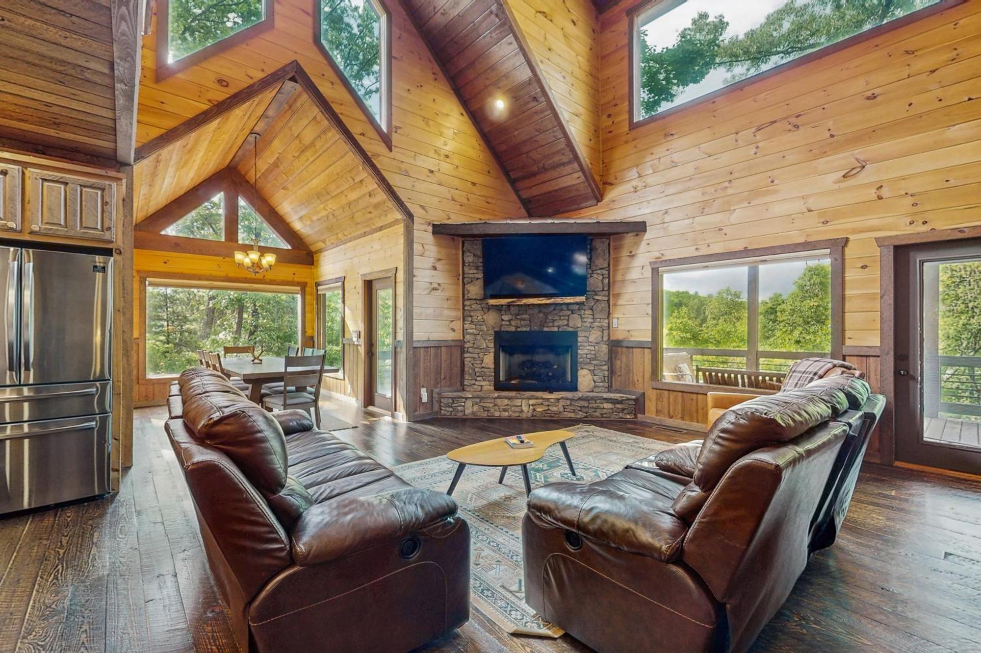 Villa Whispering Woods Blue Ridge Esterno foto
