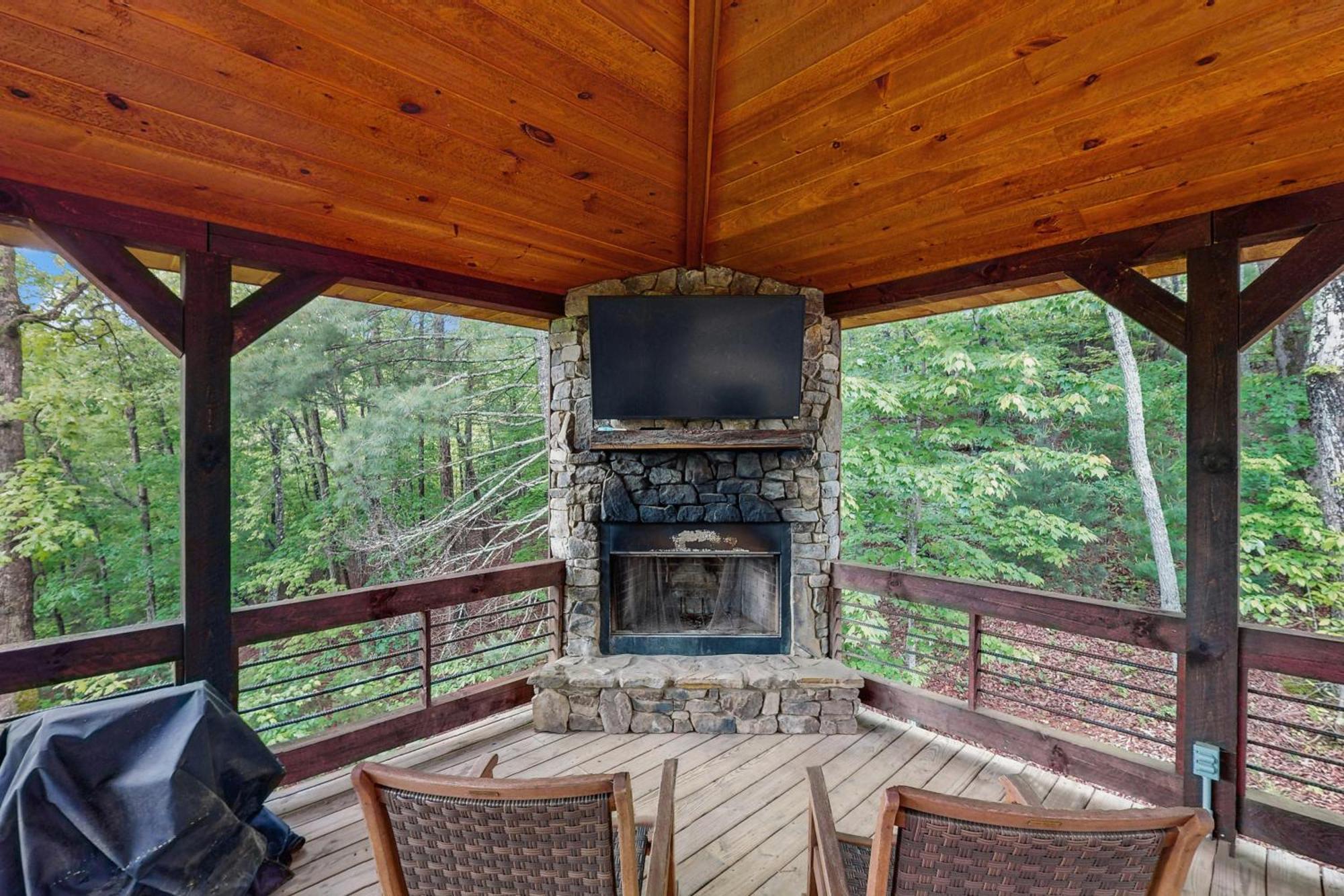 Villa Whispering Woods Blue Ridge Esterno foto